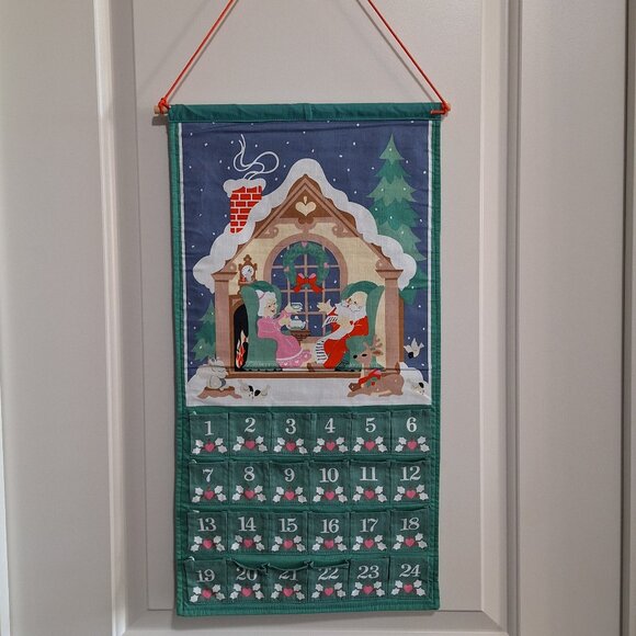 Avon Holiday Advent Calendar with Green and Red Accents - Picture 2 of 11